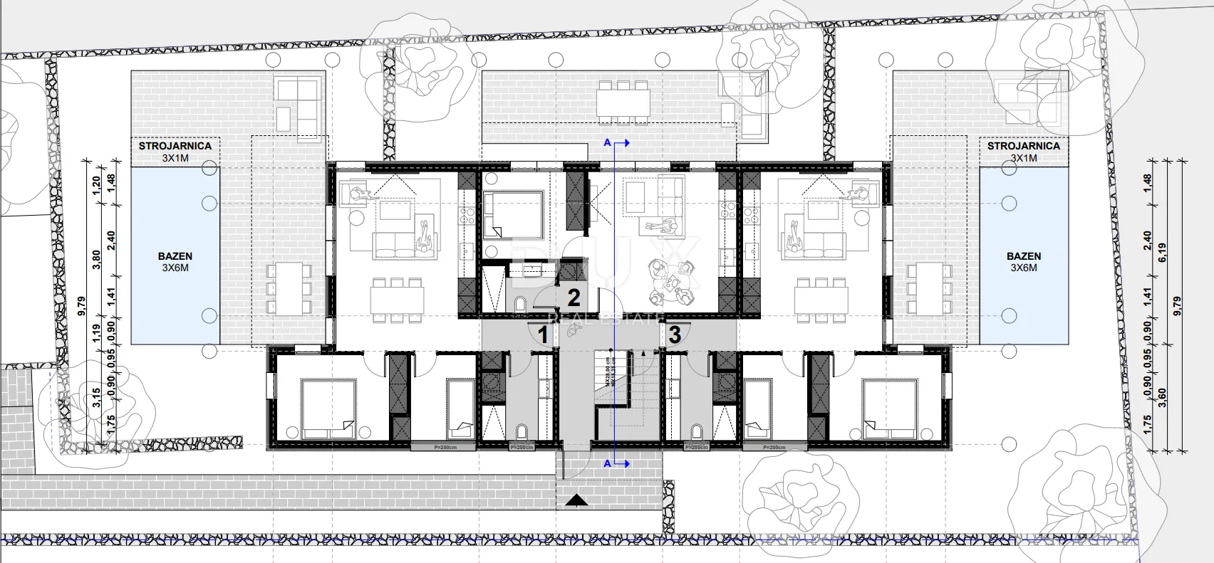 zadar, zukve, zemljište, 1200m2, građevinska dozvola - slika 3