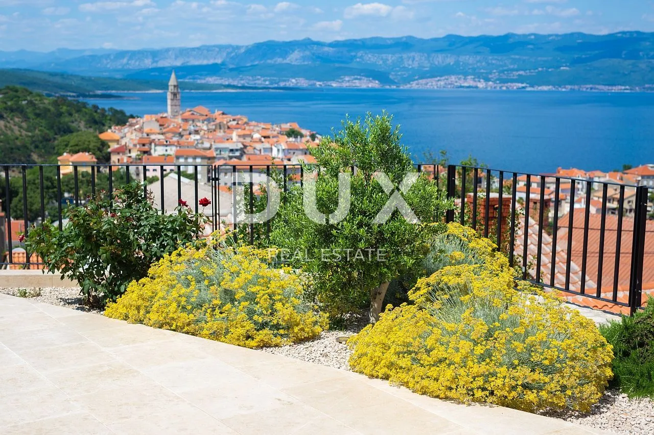 otok krk, vrbnik - moderna vila s panoramskim pogledom na more - slika 6