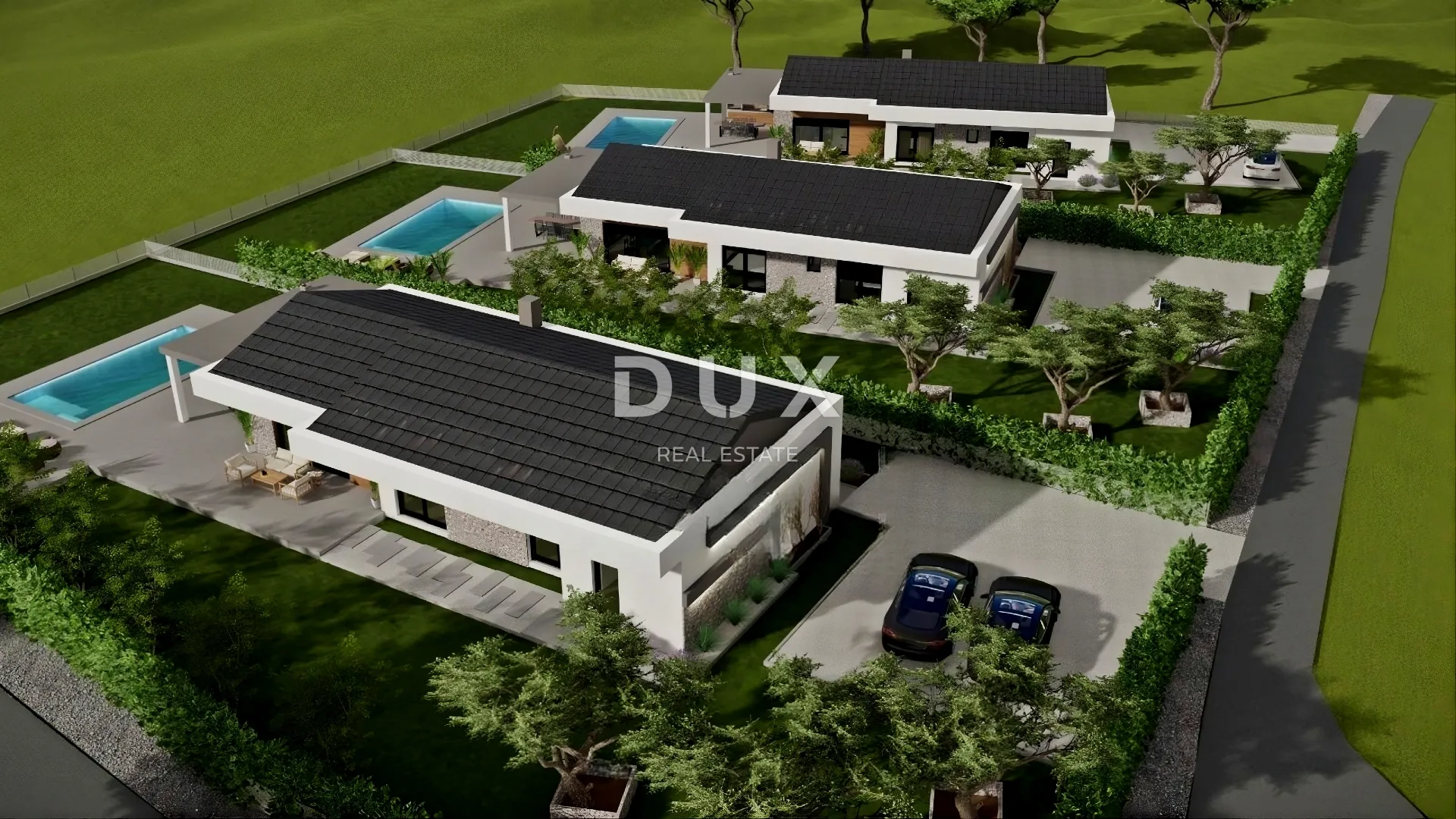 ISTRA, BARBAN - Tri zemljišta s građevinskim dozvolama na rubu naselja