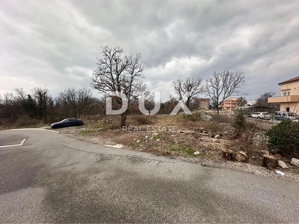 RIJEKA, VIŠKOVO - građevinsko zemljište 805 m2 za stambenu zgradu / stanove / apartmane / obiteljsku kuću! PRILIKA!!!