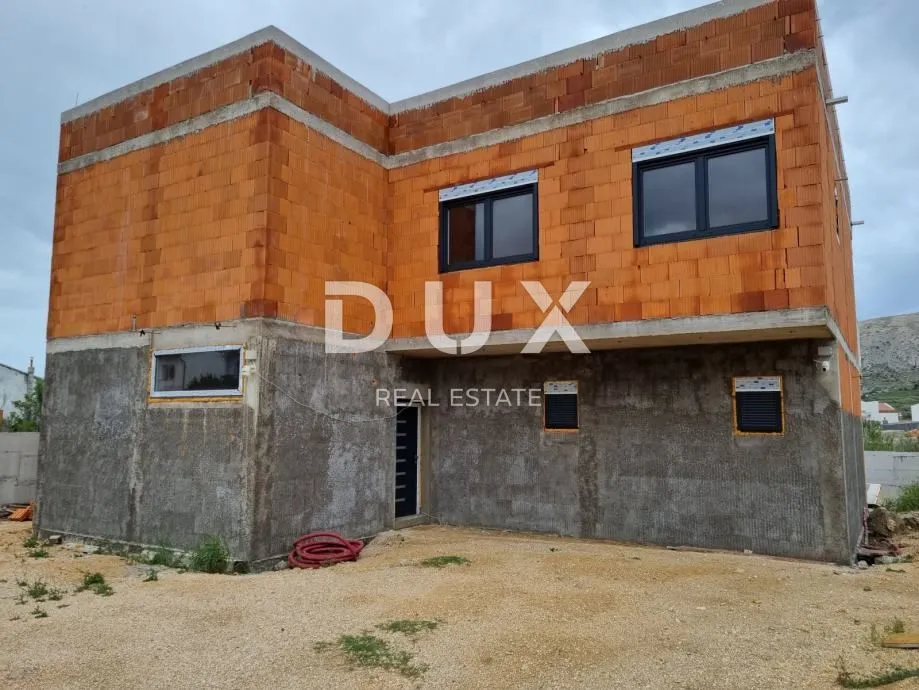 otok pag, grad pag - villa sa bazenom u izgradnji - slika 11