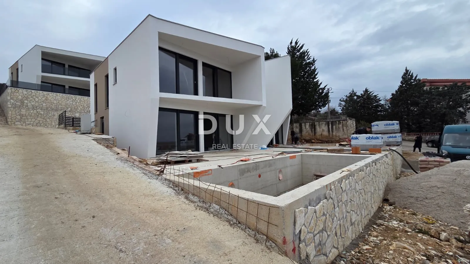 crikvenica, jadranovo - moderna dvojna vila s bazenom i pogledom na more, 130m2 - slika 2