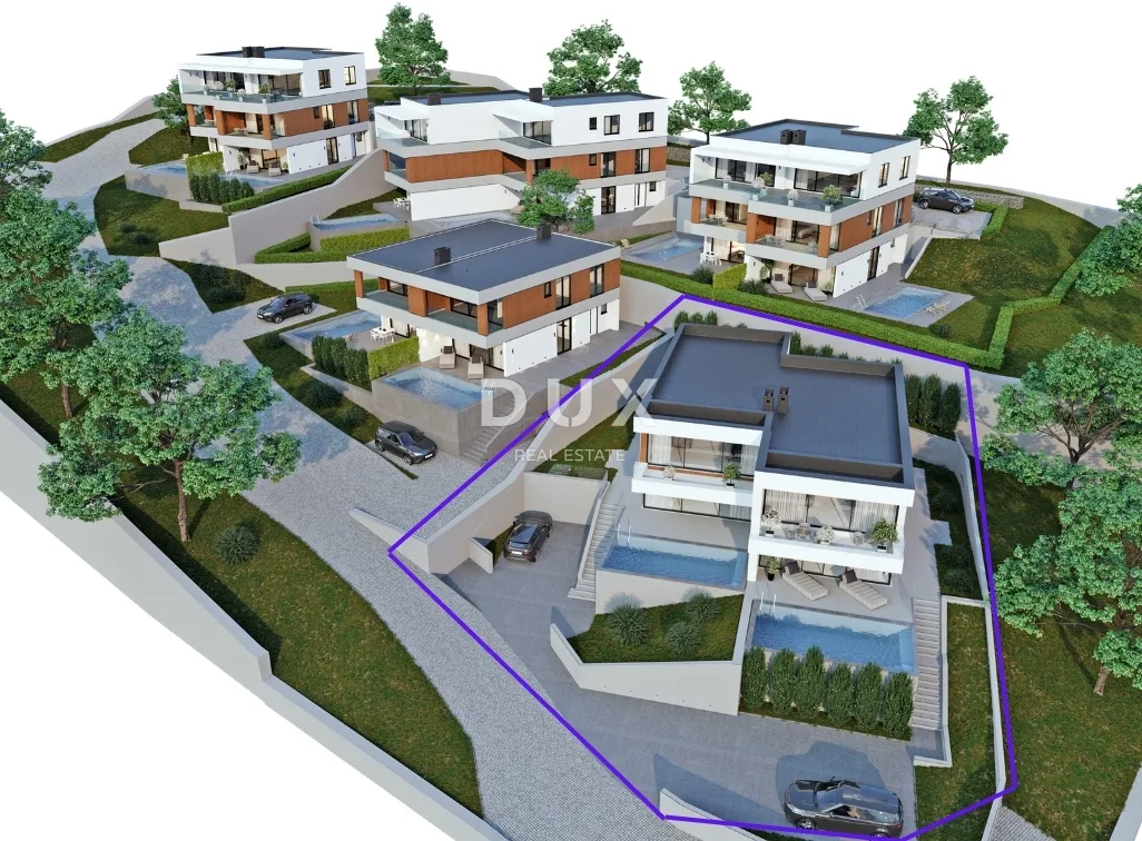 OPATIJA, LOVRAN – luksuzne rezidencije s vlastitim bazenom i panoramskim pogledom na more