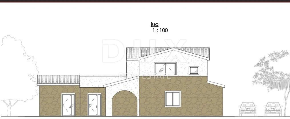 zadar, vrsi - građevinsko zemljište s dozvolom za gradnju kuće za odmor - slika 11