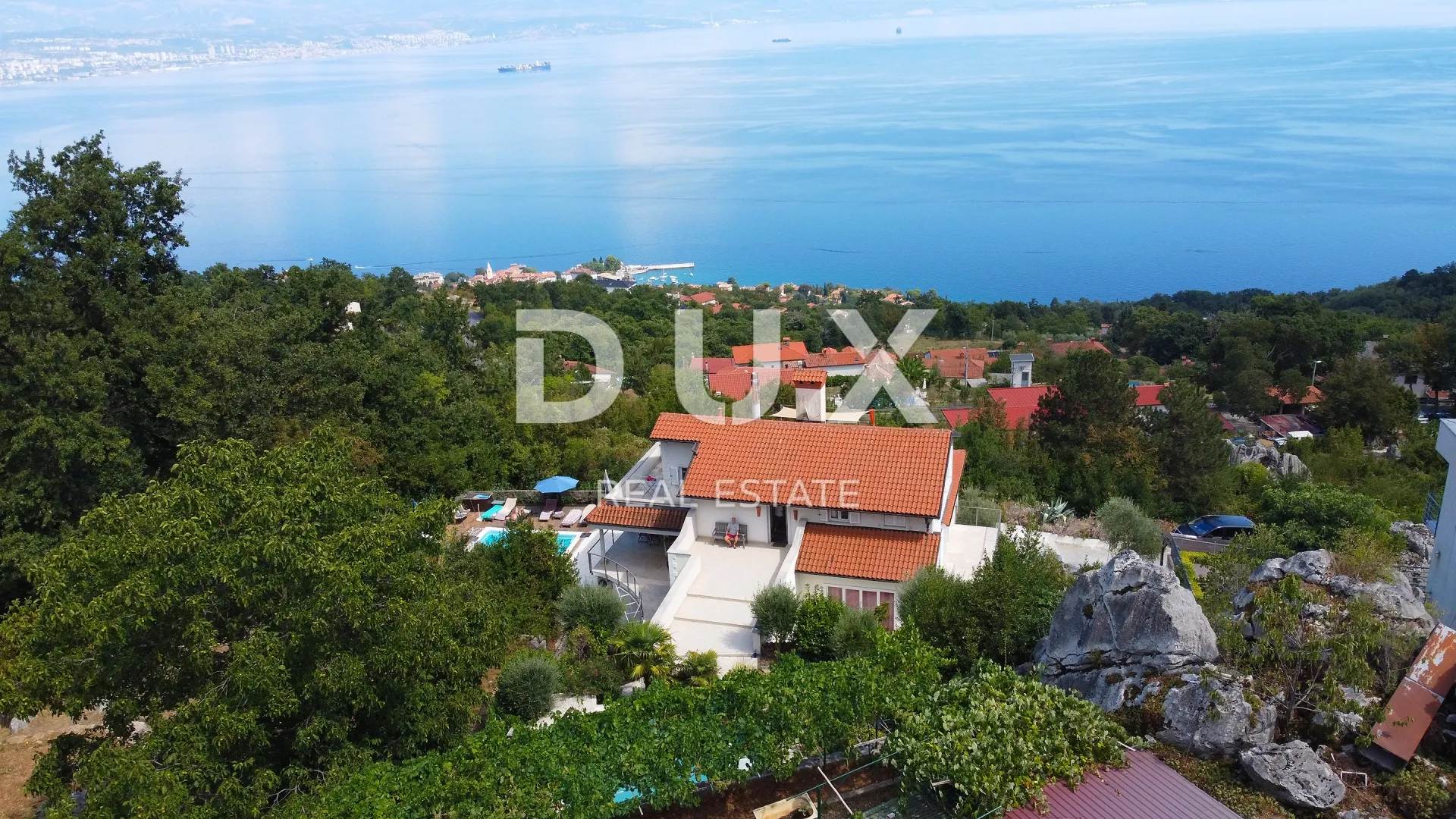 opatija, lovran - penthouse s bazenom, okućnicom i panoramskim pogledom - slika 44
