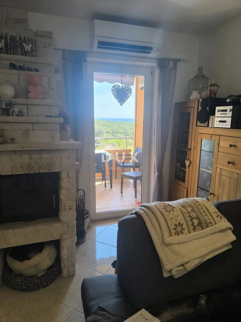 istra, duga uvala, stan, 52 m2, pogled na more - slika 3