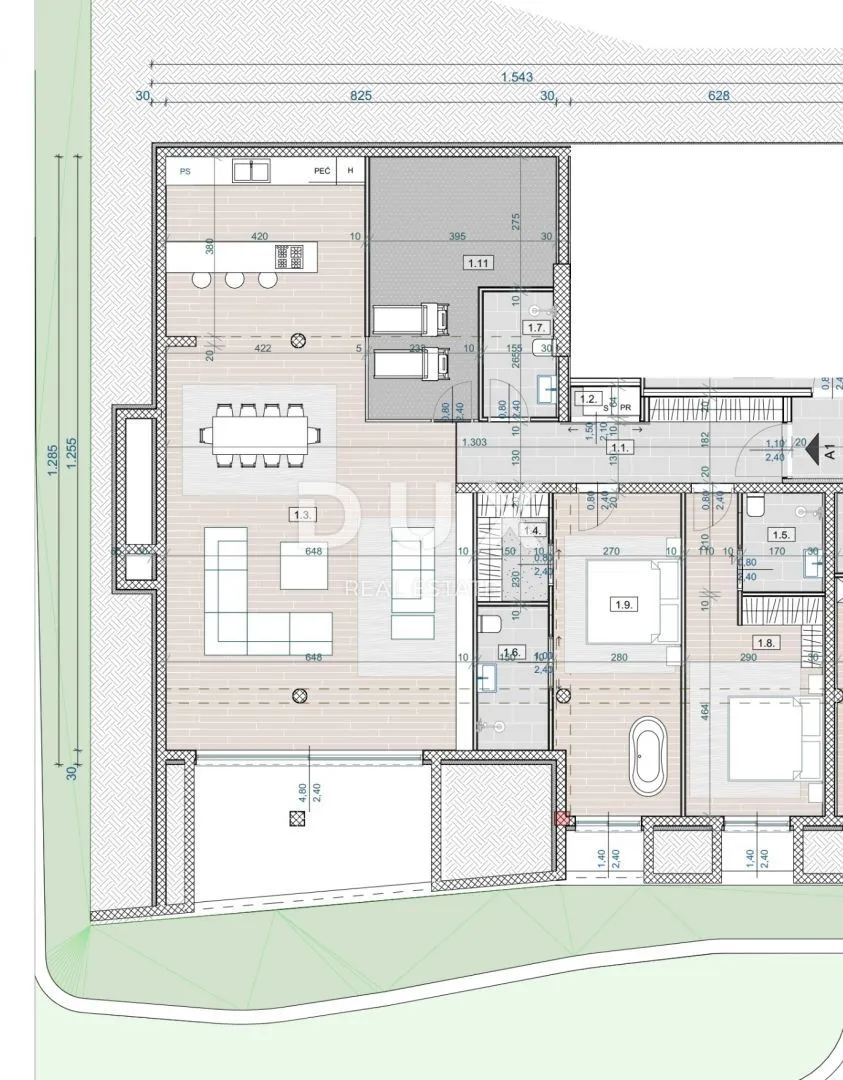 opatija, centar - stan prizemlje 147m2 pogledom na more- a1 - slika 6