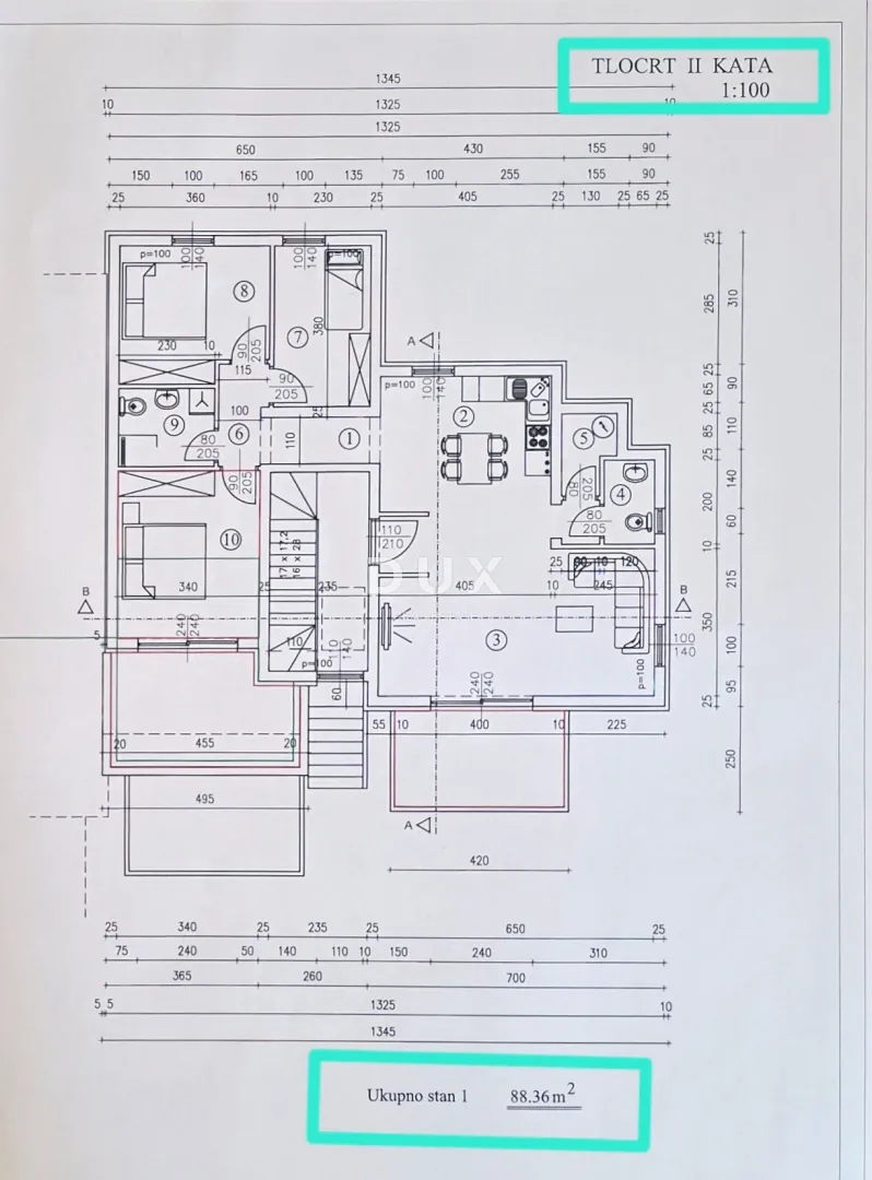 rijeka, podmurvice- stan 104m2 u novogradnji s pogledom na more, db+3s, 2.kat- stan 4l - slika 20