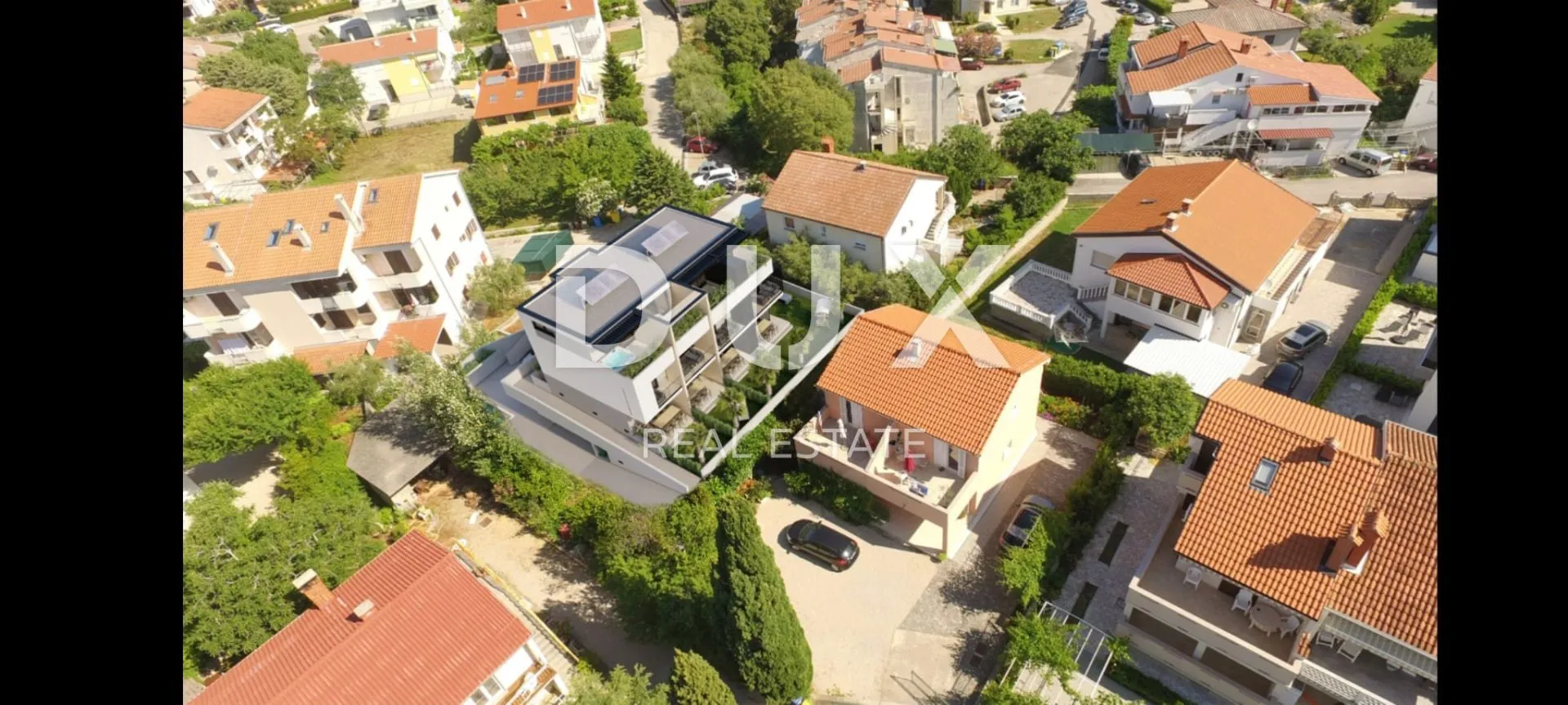 otok krk, grad krk - troetažni stan s garažom - slika 11
