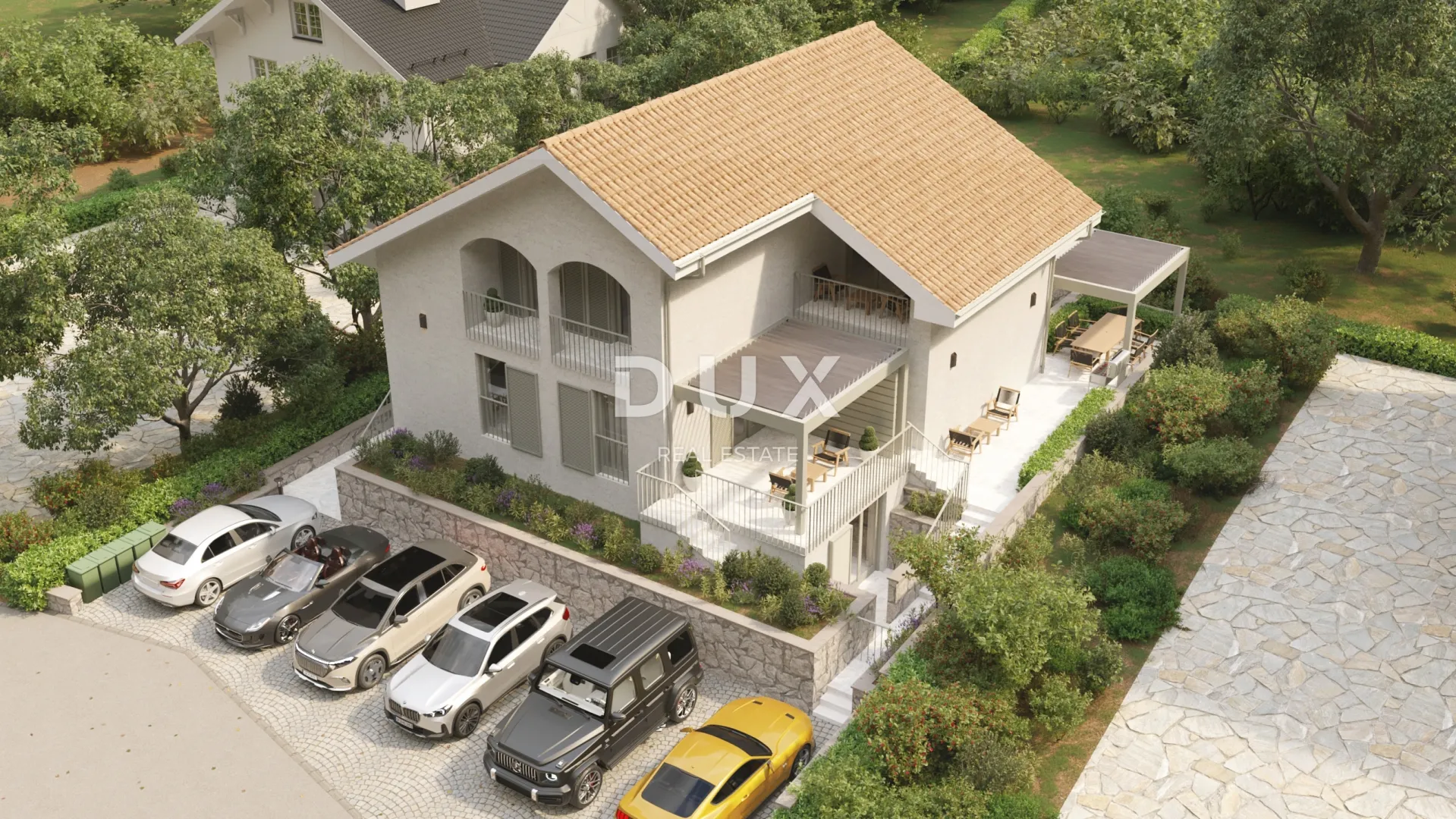 otok krk, malinska - penthouse sa panoramskim pogledom na more - slika 2