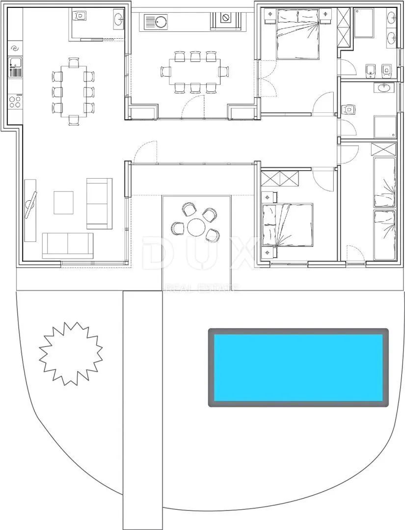 istra, poreč, trosobna kuća, 125m2 - slika 16
