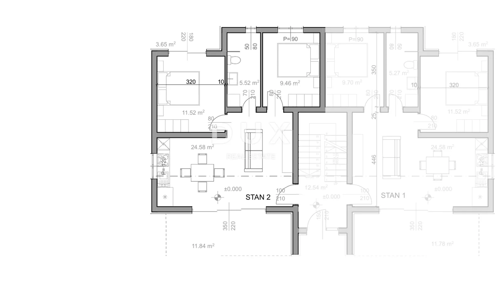otok pag, povljana - apartman s vrtom i 2 terase - slika 7