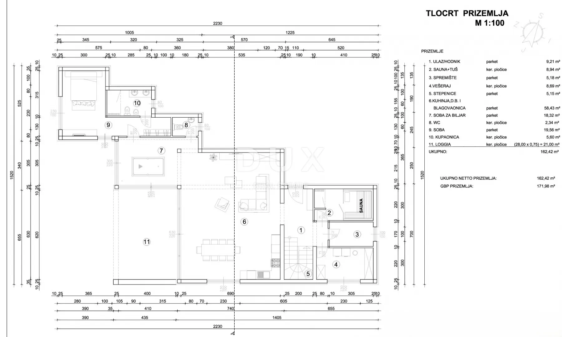 otok krk, brzac - iznimna samostojeća vila s bazenom od 50 m2 - slika 8