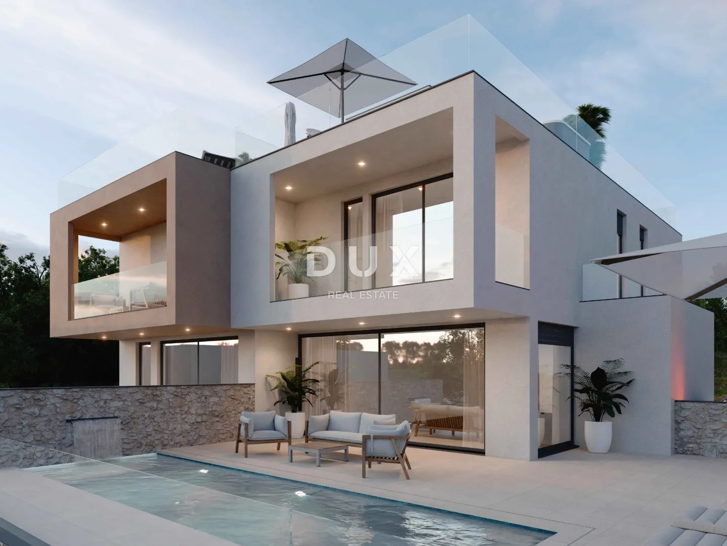 šibenik, vodice – duplex s bazenom, krovnom terasom i pogledom na more - slika 2