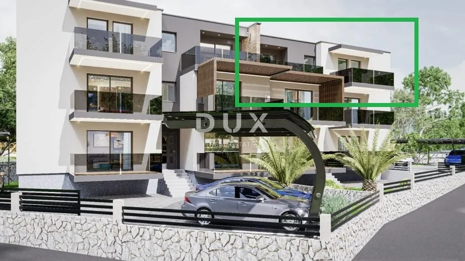 rijeka, podmurvice- stan 104m2 u novogradnji s pogledom na more, db+3s, 2.kat- stan 4d - slika 19