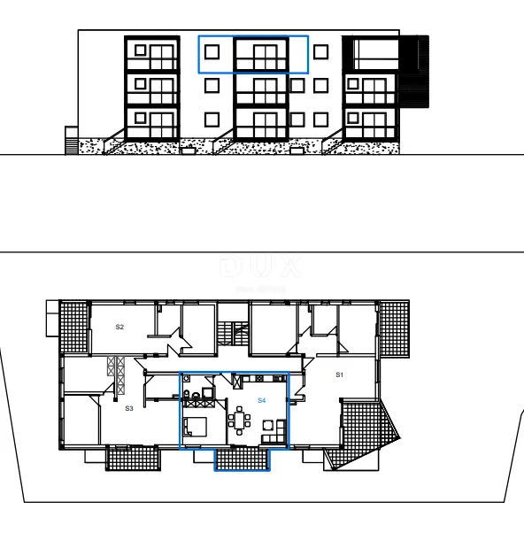 vodice, dvosobni stan, drugi kat, 57,82 m² - slika 8