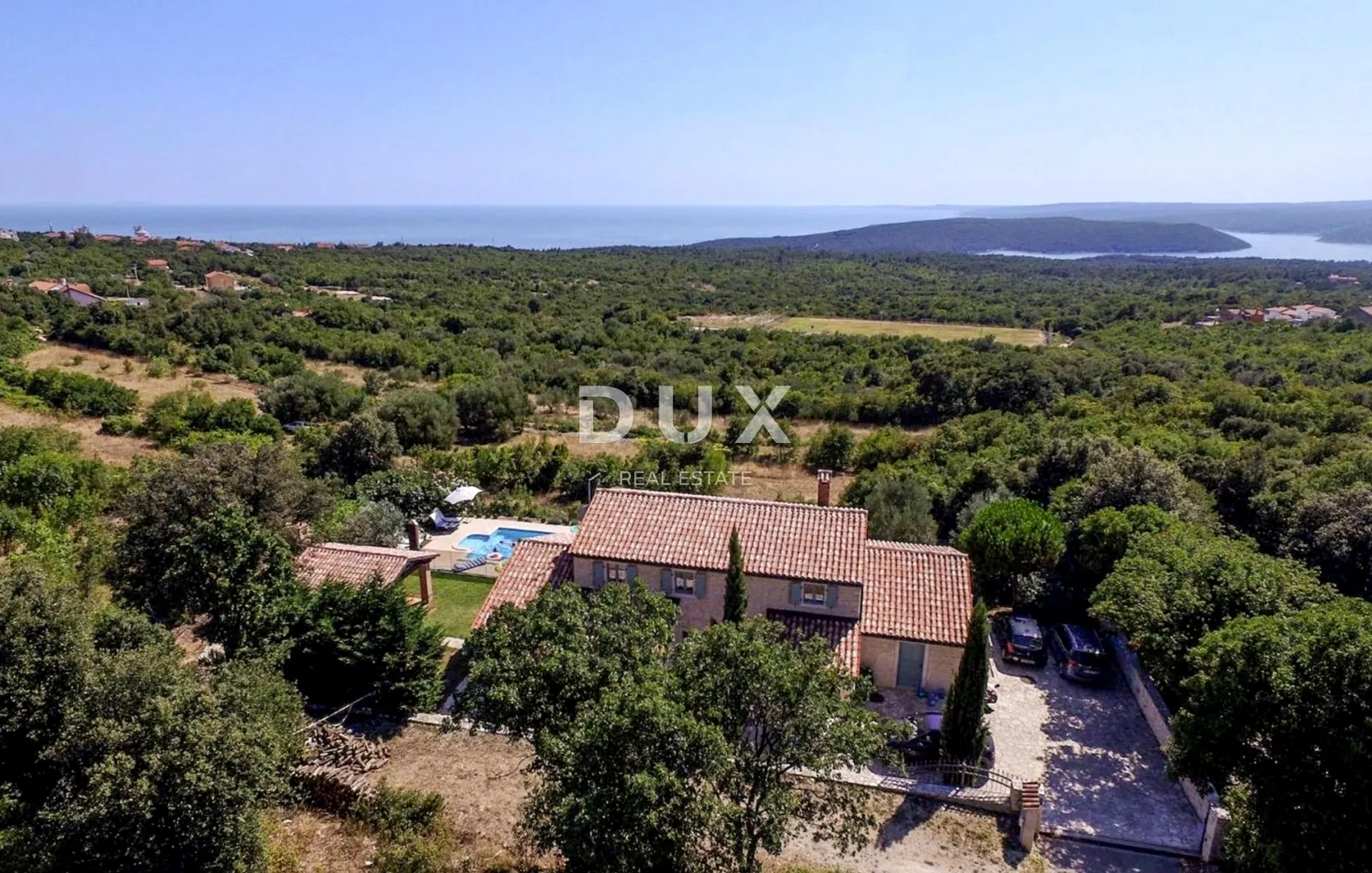 istra, rabac - mediteranska kuća s bazenom i pogledom na more - slika 35