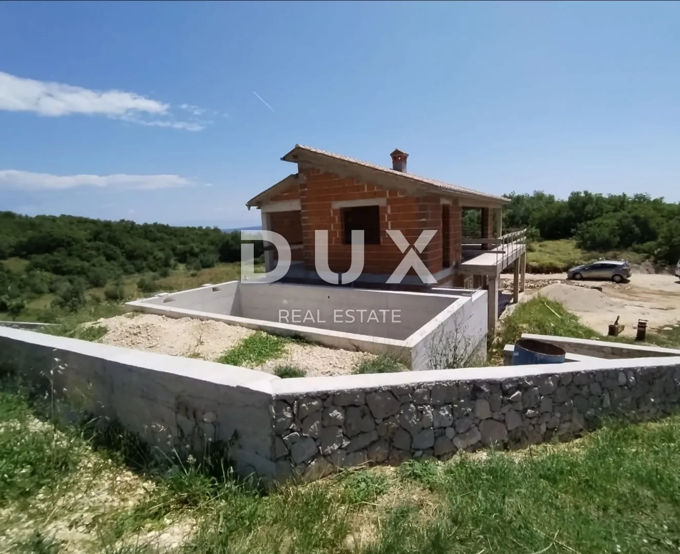 istra- labin- kuća u roh bau fazi! - slika 6