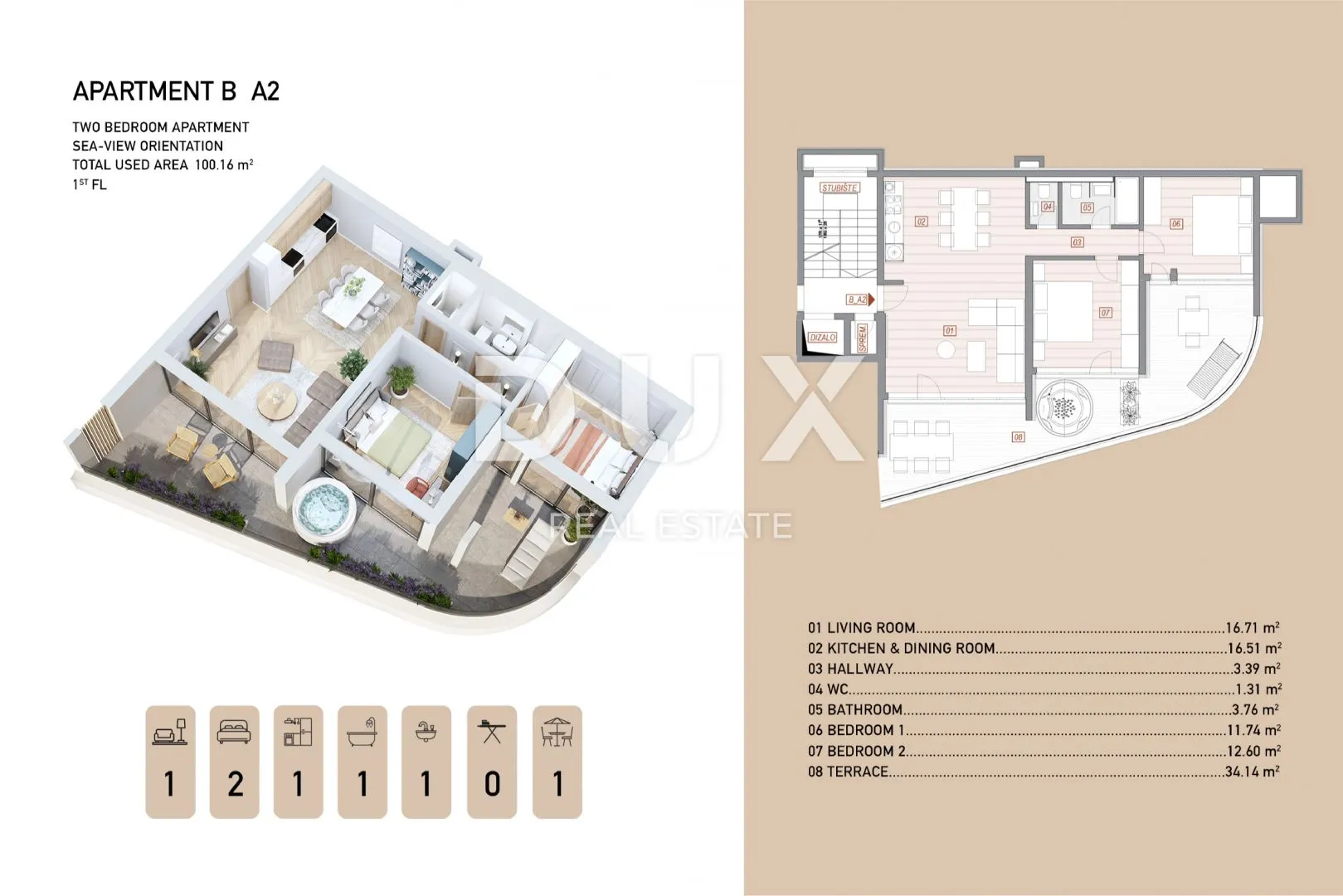 opatija, centar - novogradnja vrhunskog dizajna s pogledom na more! - slika 3