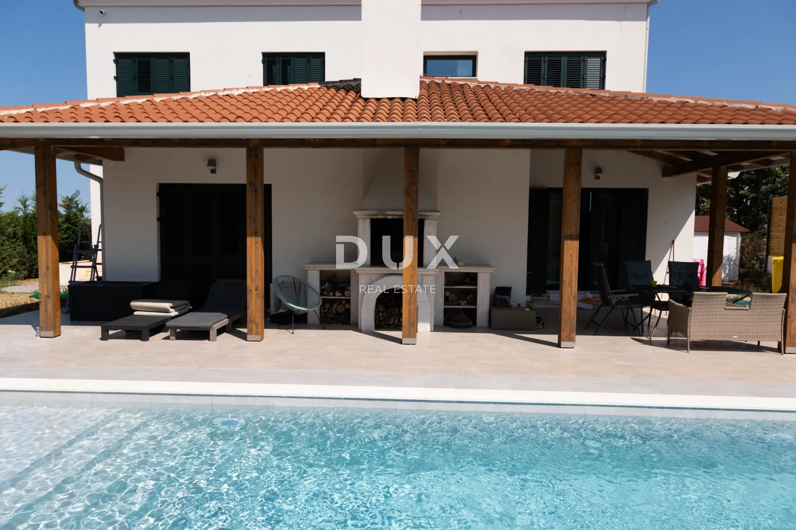 istra, umag – luksuzna vila, bazen, pogled na more - slika 15
