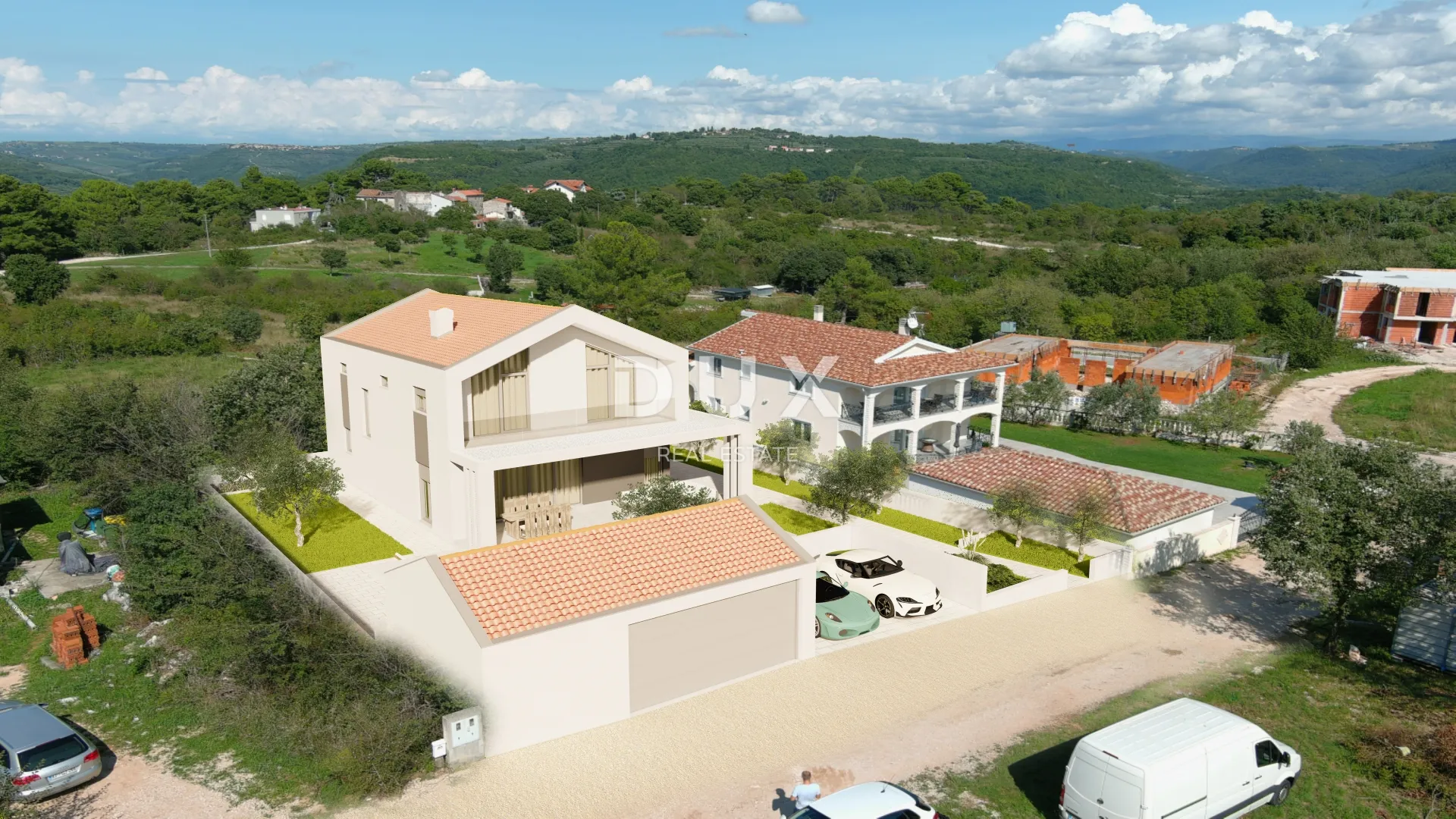 istra, buje, kaštel - zemljište s pravomoćnom građevinskom dozvolom - slika 2