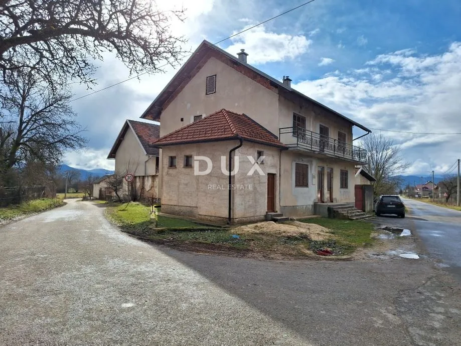 OTOČAC, PODUM - Prostrano imanje s 9.000 m² zemljišta - Podum, Otočac