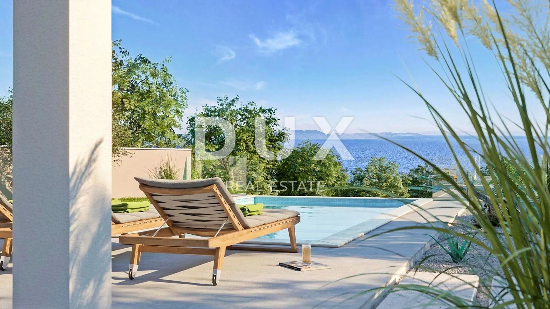 ISTRA, RABAC - Vila s panoramskim pogledom na more - Rabac, Labin