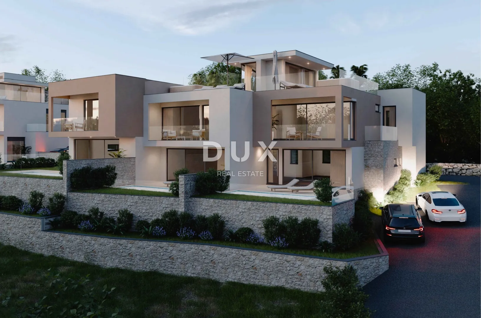 šibenik, vodice – triplex s krovnom terasom, bazenom i top pogledom - slika 3