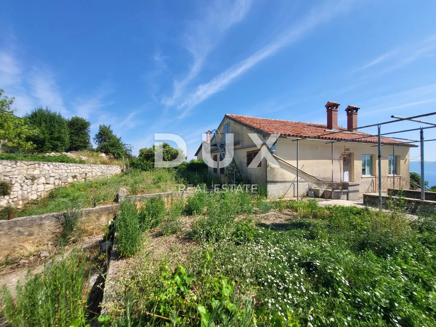 istra, labin - samostojeća kuća za adaptaciju s pogledom na more - slika 15