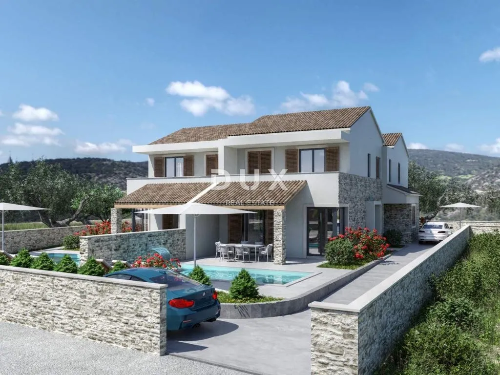 murter, jezera – novogradnja, dvoetažni apartman s bazenom - slika 6