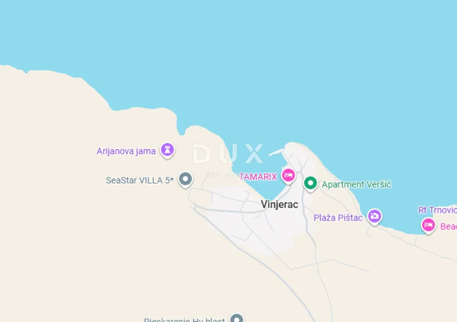 zadar, vinjerac - veliko zemljište za turističku namjenu t1 - slika 3