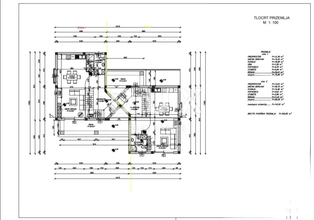 mučići- troetažni stan 212 m2 sa okućnicom 711 m2 - slika 3