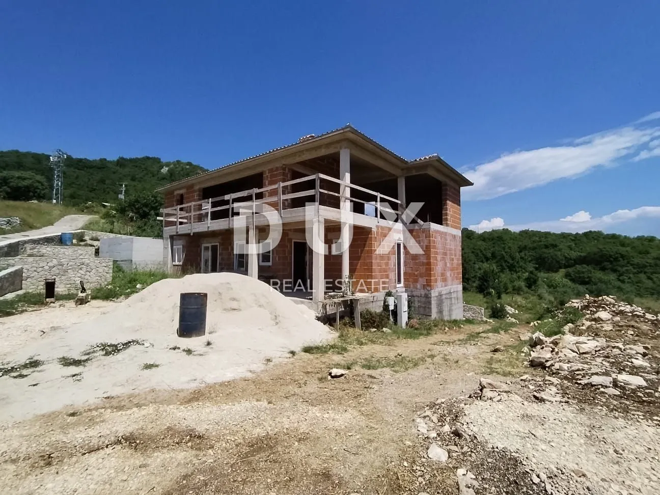 istra- labin- kuća u roh bau fazi! - slika 40