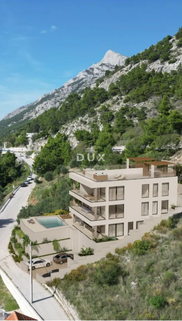 pisak, omiška rivijera, trosobni stan, 87 m² u novogradnji - slika 5