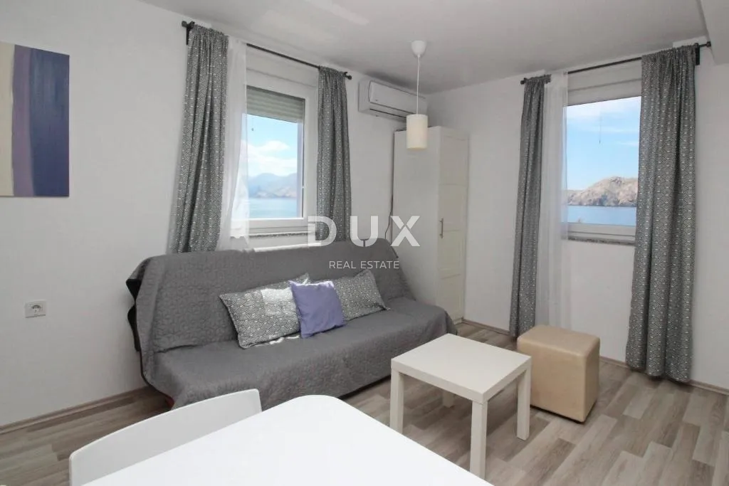 otok krk, baška - dva apartmana prvi red do mora - slika 12