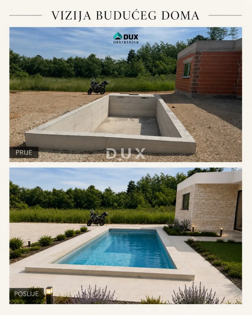 istra, labin - 3-sobna kuća (roh-bau), 152,0 m2 - slika 2