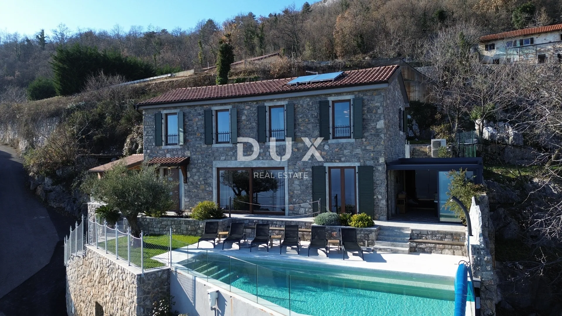 OPATIJA, POLJANE - Autohtona kamena vila s panoramskim pogledom! - Poljane, Opatija