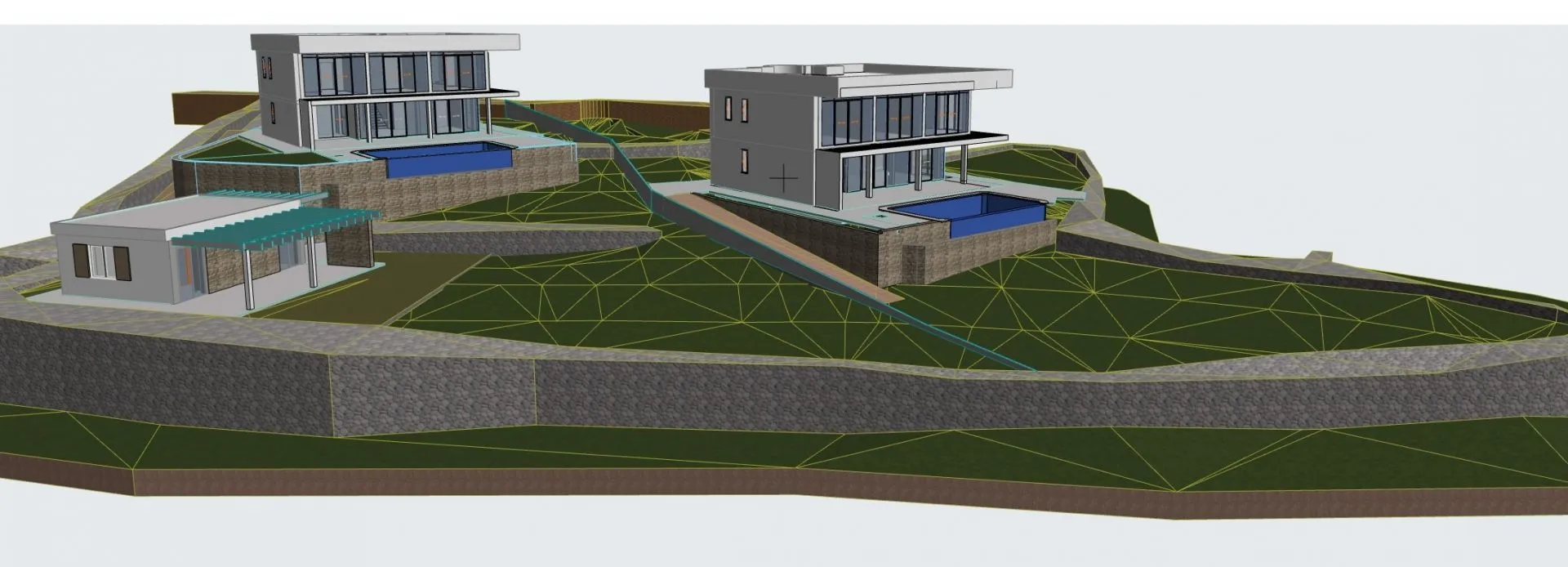 istra, skitača - jedinstveno građevinsko zemljište s građevinskom dozvolom za dvije moderne vile - slika 5