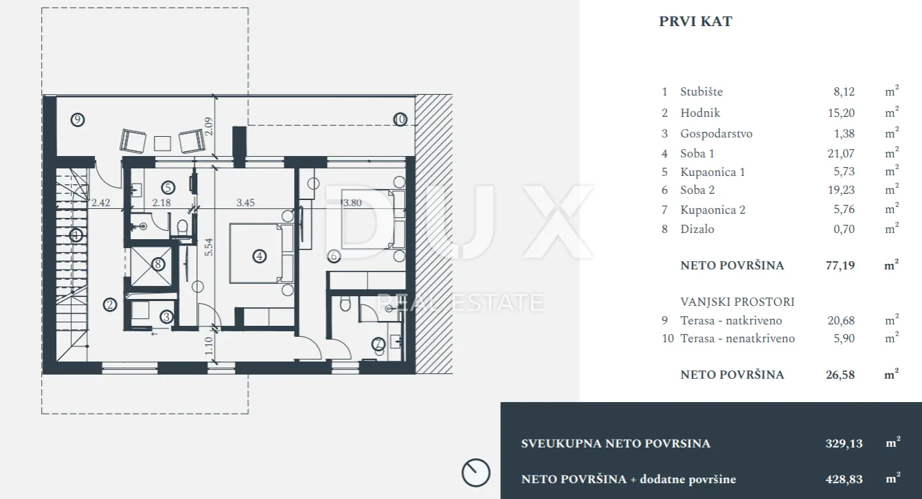istra, savudrija - moderna luksuzna villa blizu mora v23 - slika 10