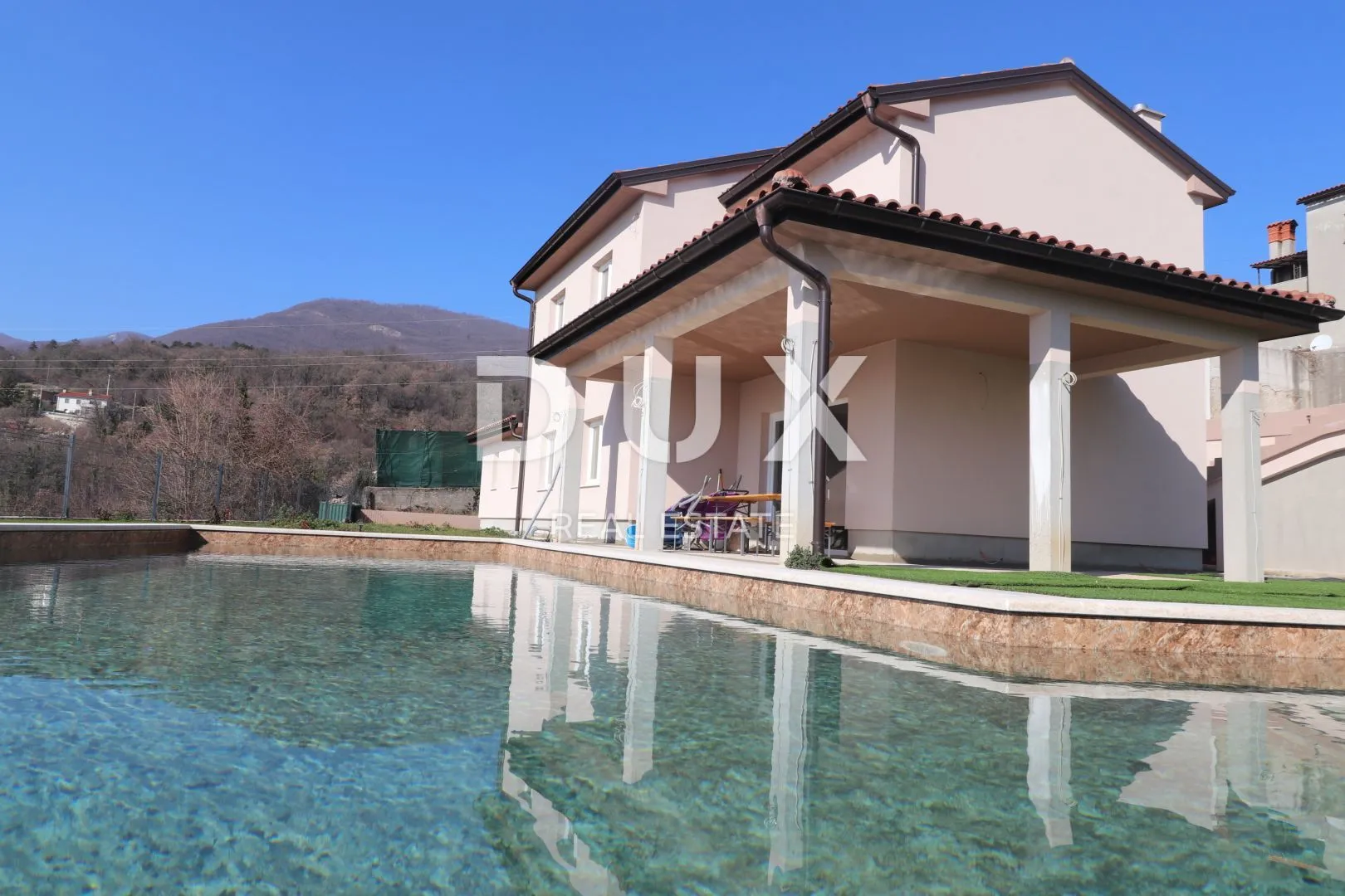 OPATIJA, BREGI - Novosagrađena kuća s bazenom i pogledom na more - Bregi, Matulji