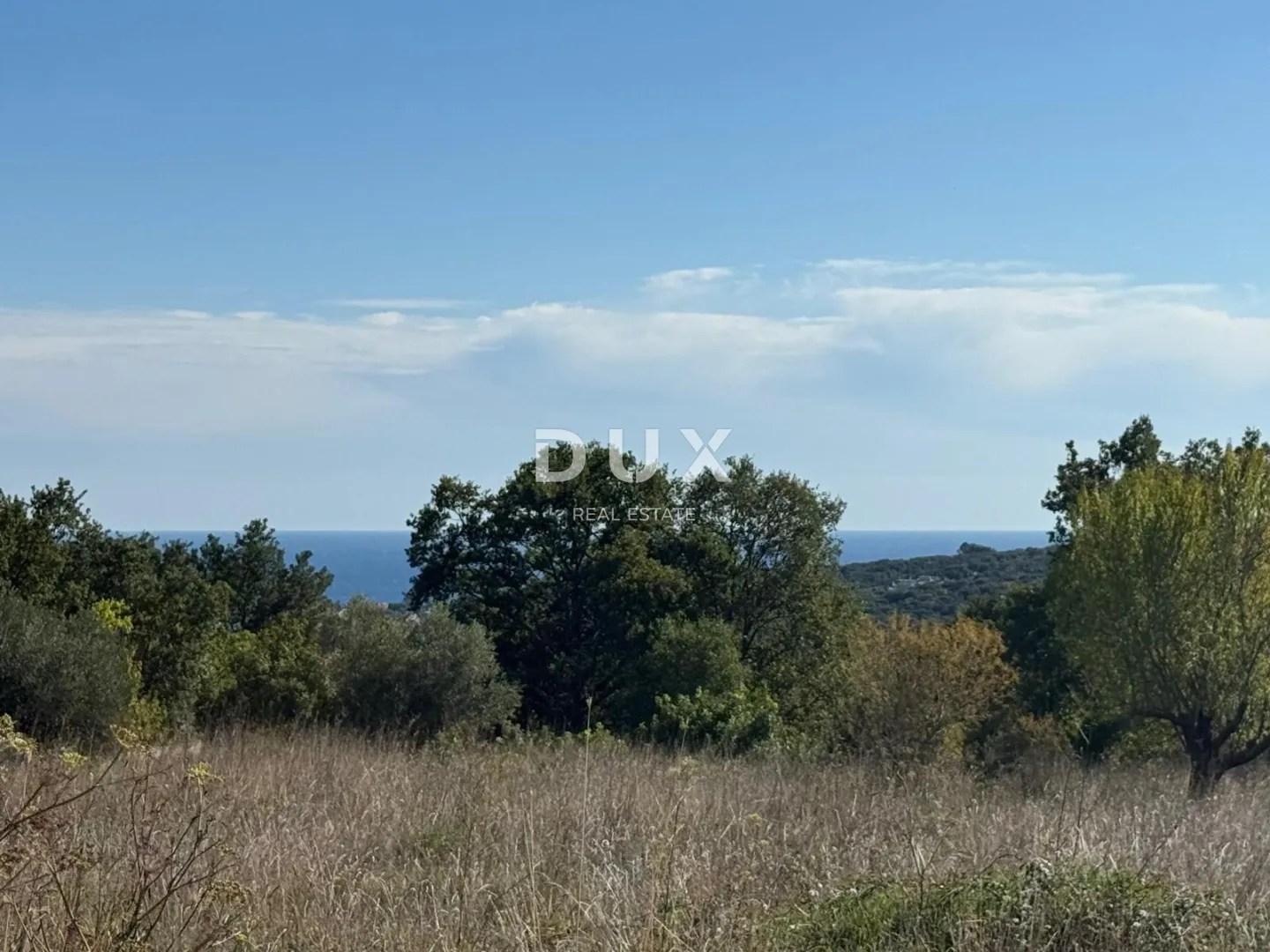 ISTRA, PERUŠKI - Građevinsko zemljište s pogledom na more - Peruški, Marčana