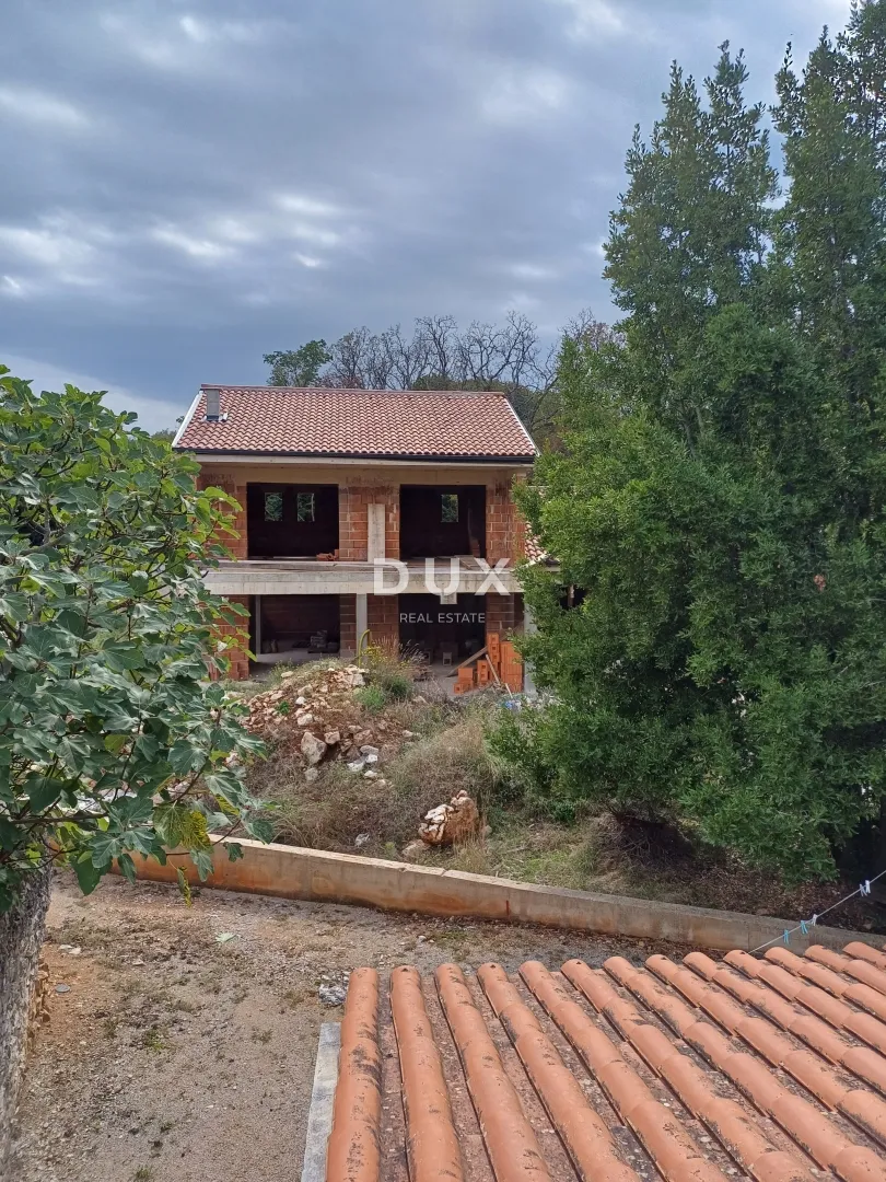 otok krk, okolica šila - samostojeća kuća, započeta gradnja - slika 4