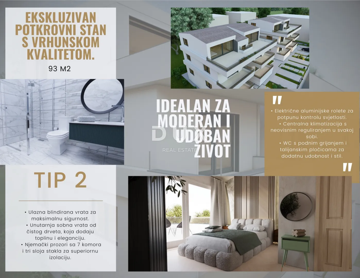 otok pag, pag - ekskluzivan penthouse u novogradnji + terasa s pogledom na more! prilika! - slika 2