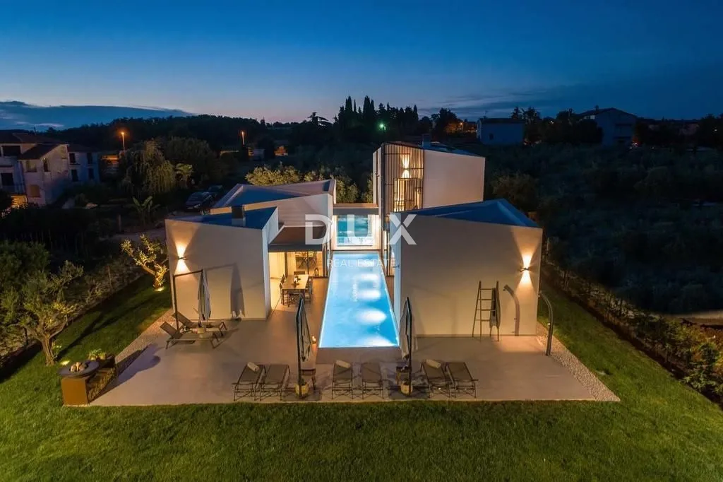 istra, poreč - dizajnerska vila s bazenom i pogledom na more - slika 1