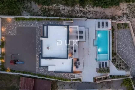 crikvenica, šmrika - luksuzna vila s bazenom i predivnim pogledom na more - slika 2