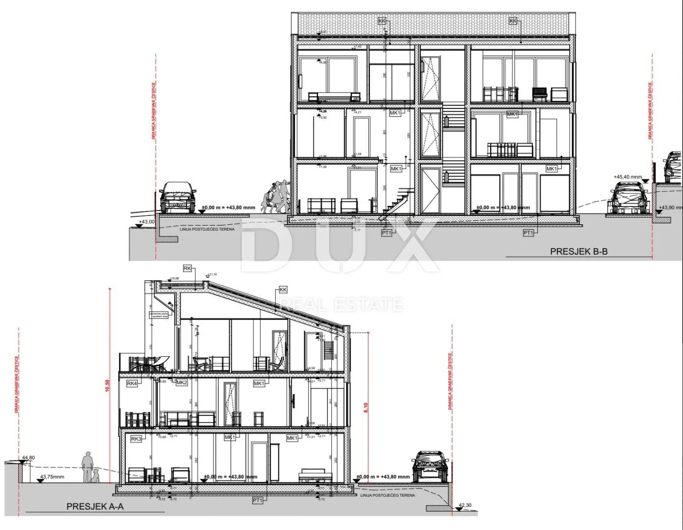 otok krk, grad krk - apartman 2s+db u novogradnji sa vrtom - slika 4