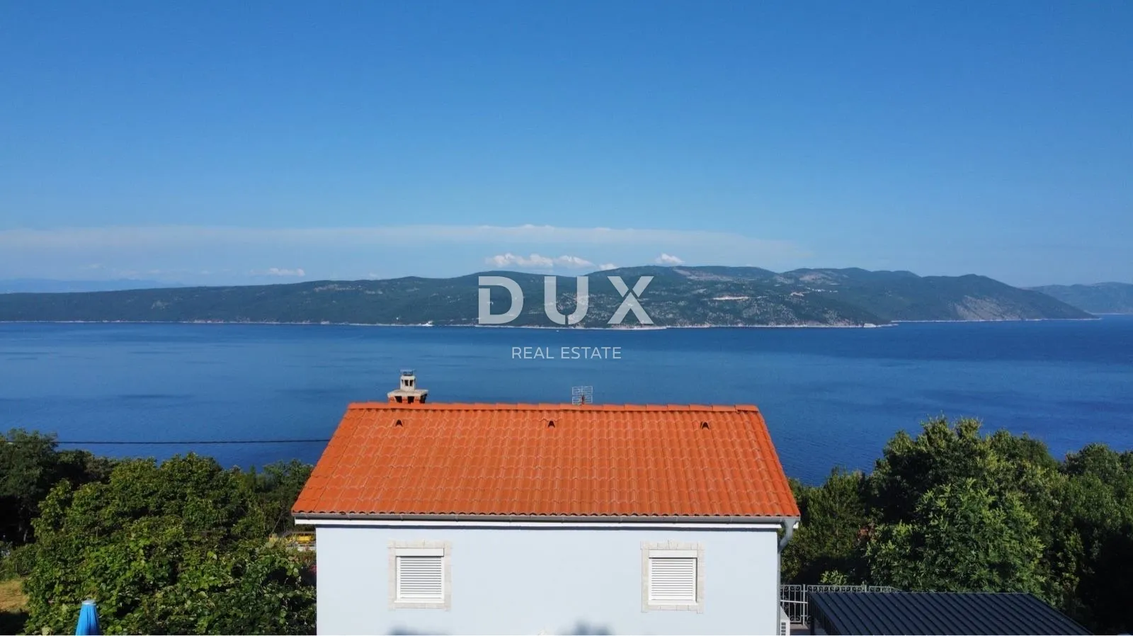 ISTRA, RABAC (OKOLICA) - Građevinsko zemljište s pogledom na more i projektom - Rabac, Labin