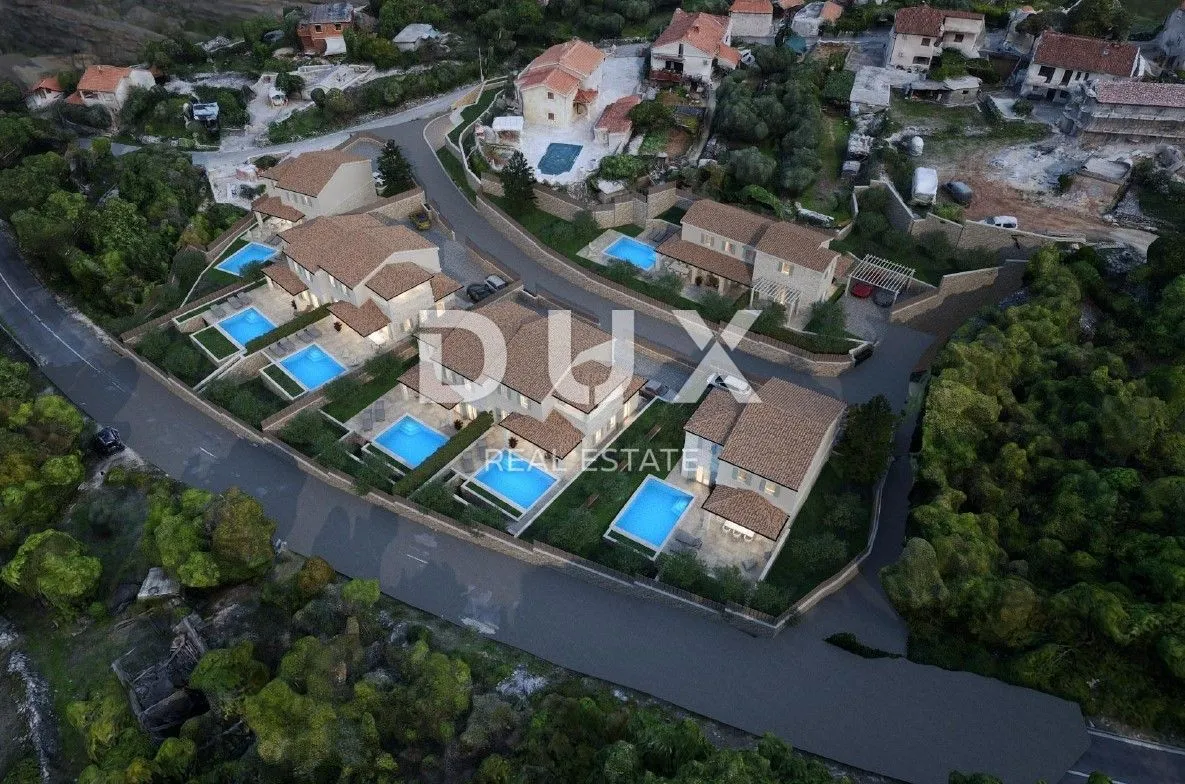 otok krk, tribulje - projekt samostojeća kuća s bazenom - slika 11