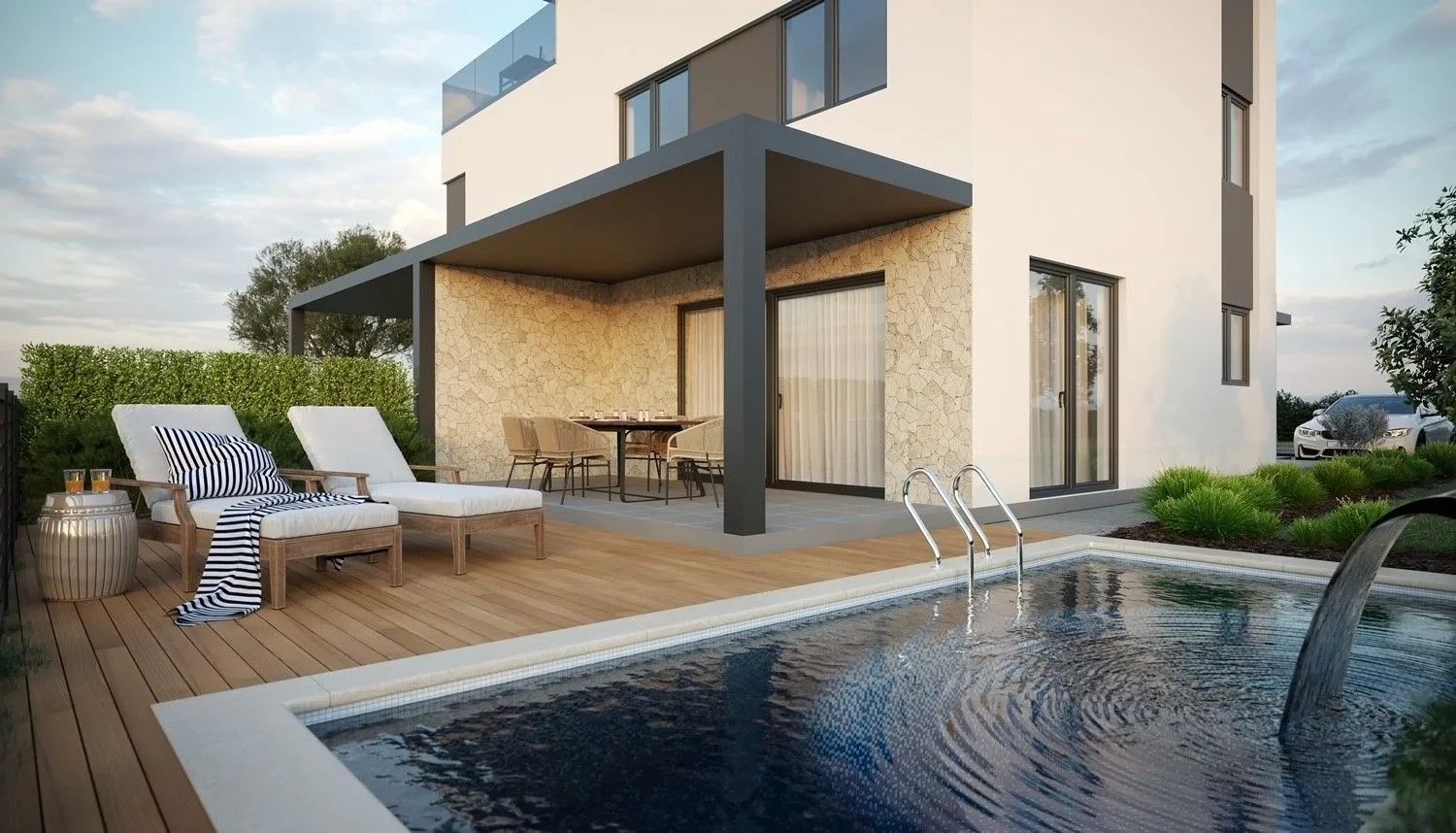 otok pag, mandre, penthouse s pogledom na more u novogradnji - slika 8