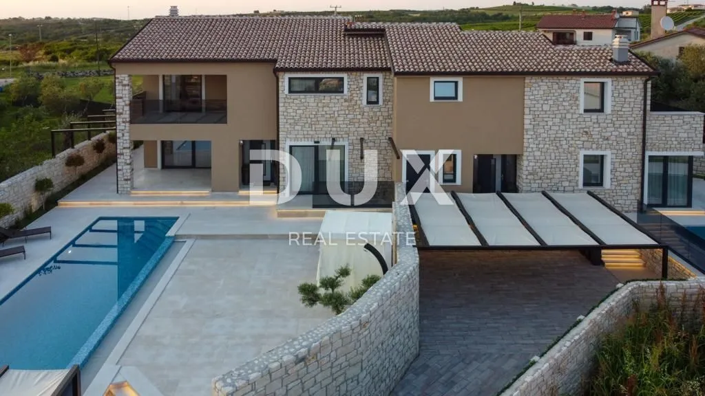 istra, nova vas, luksuzna dvojna vila, 146.42 m2, bazen, terasa - slika 3